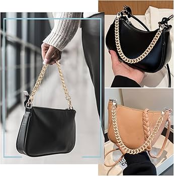 Amazon | WADORN 短め バッグチェーン ストラップ 50cm 金属製